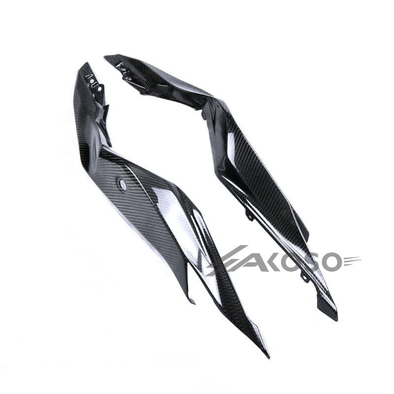 AKOSO 2020-2024 Kawasaki Ninja ZX-25R Carbon Fiber Motorcycle Rear Tail Seat Side Panel Cover Fairing