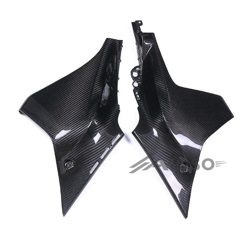 AKOSO Yamaha R1 2020-2024 Carbon Fiber Front Tank Upper Side Fairings Panels Fairing