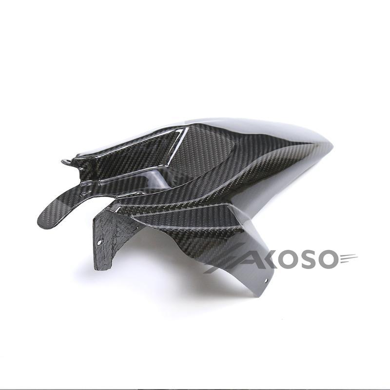 AKOSO 2021-2023 Aprilia GPR 250R 100% Carbon Fiber Rear Mudguard Fender Splash Hugger Wheel Cover