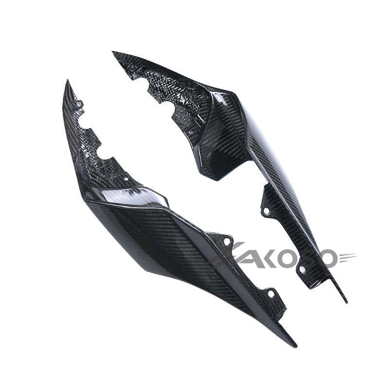 AKOSO 2015-2019 Yamaha YZF R1 R1S R1M Carbon Fiber Tail Frame Cover Fairing Rear Seat Side Panel Cover