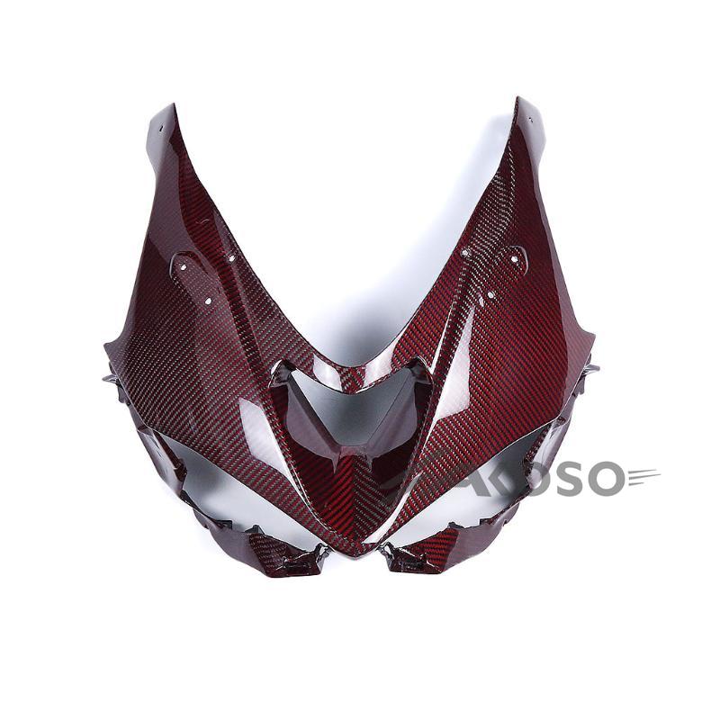 AKOSO 2024+ Kawasaki ninja ZX6R 636 Carbon Fiber Front Nose Headlight Cover Fairing