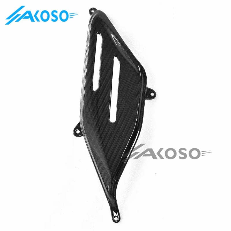 AKOSO 2018+ Ducati Panigale V4 V4S V4R Carbon Fiber Side Bottom Abdominal Plate Lower Fairing