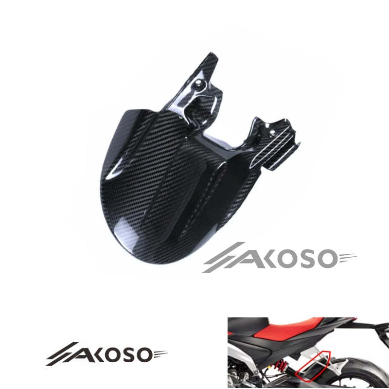 AKOSO 2021-2024 Aprilia RS660 Carbon Fiber Rear Fender Motorcycle body Accessories