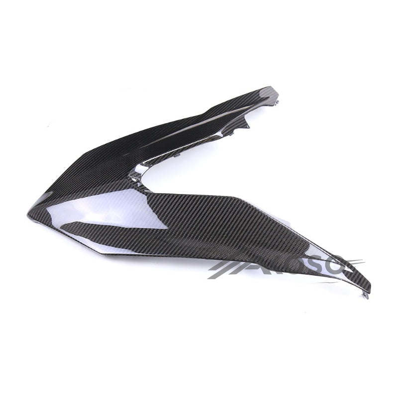 AKOSO 2017-2024 Yamaha Tmax 560 Carbon Fiber Front Upper Headlamp Cowling Headlight Cover Fairing