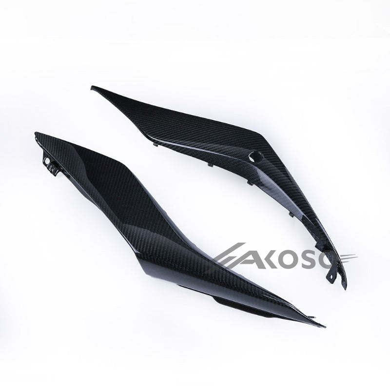 AKOSO 2022-2024 Yamaha R3 Carbon Fiber Side Panels Rear Upper Tail Side Cover Fairing