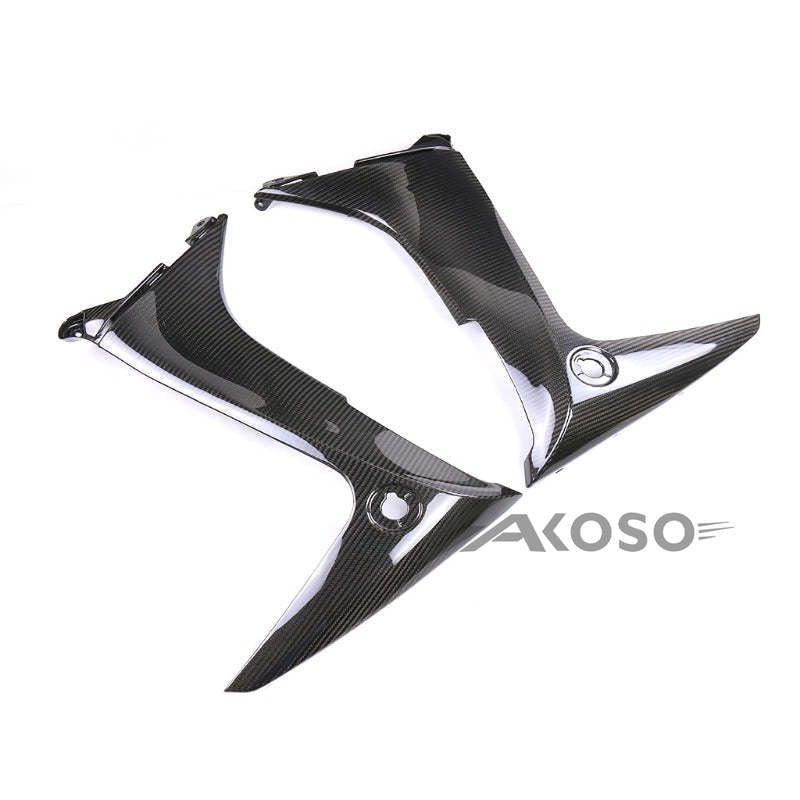 AKOSO 2017-2024 Yamaha Tmax 560 Carbon Fiber Side Panel Spoiler Cover Cowl Fairings