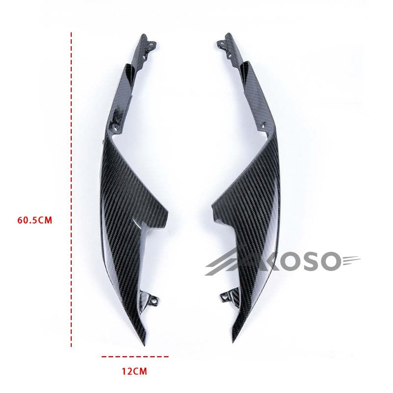 AKOSO 2021-2024 Aprilia RS660 Carbon Fiber Motorcycle Rear Side Panel of Tailstock