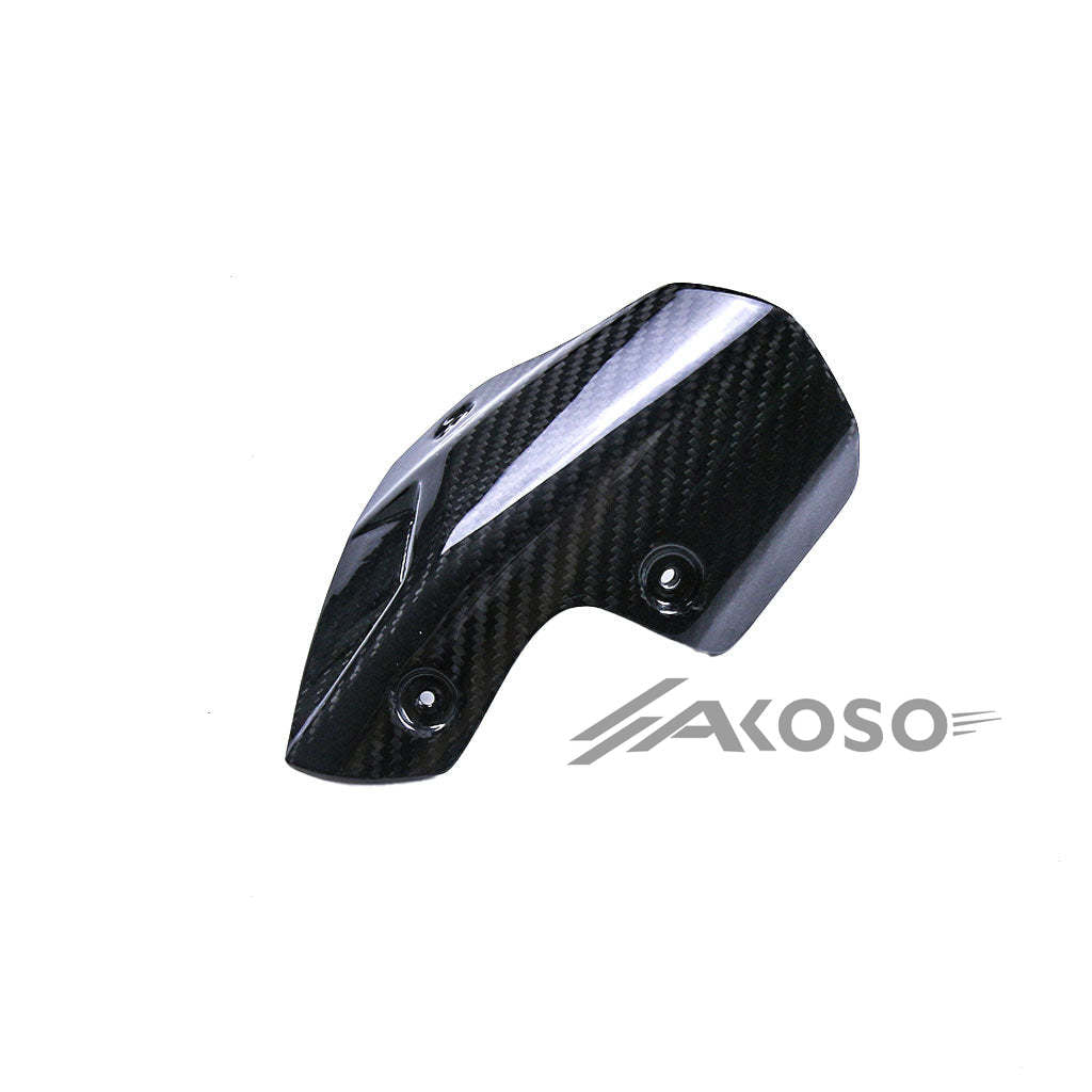 AKOSO 2021-2024 BMW S1000R Carbon Fiber Motorcycle Exhaust Pipe Heat Shield Cover Fairing