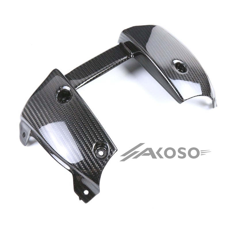 AKOSO Harley Davidson Sportster S 1250 Carbon Fiber Front Radiator Lower Spoiler Side Panel Fairing