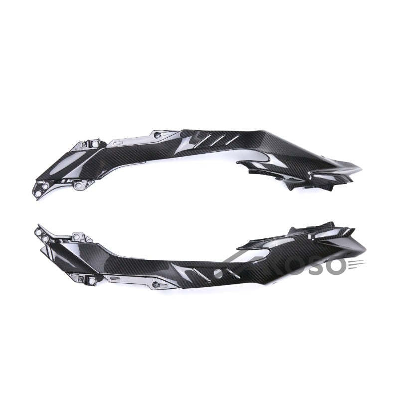 AKOSO 2023-2024 CFMOTO 800NK Carbon Fiber Rear Seat Side Panel Cover Fairing