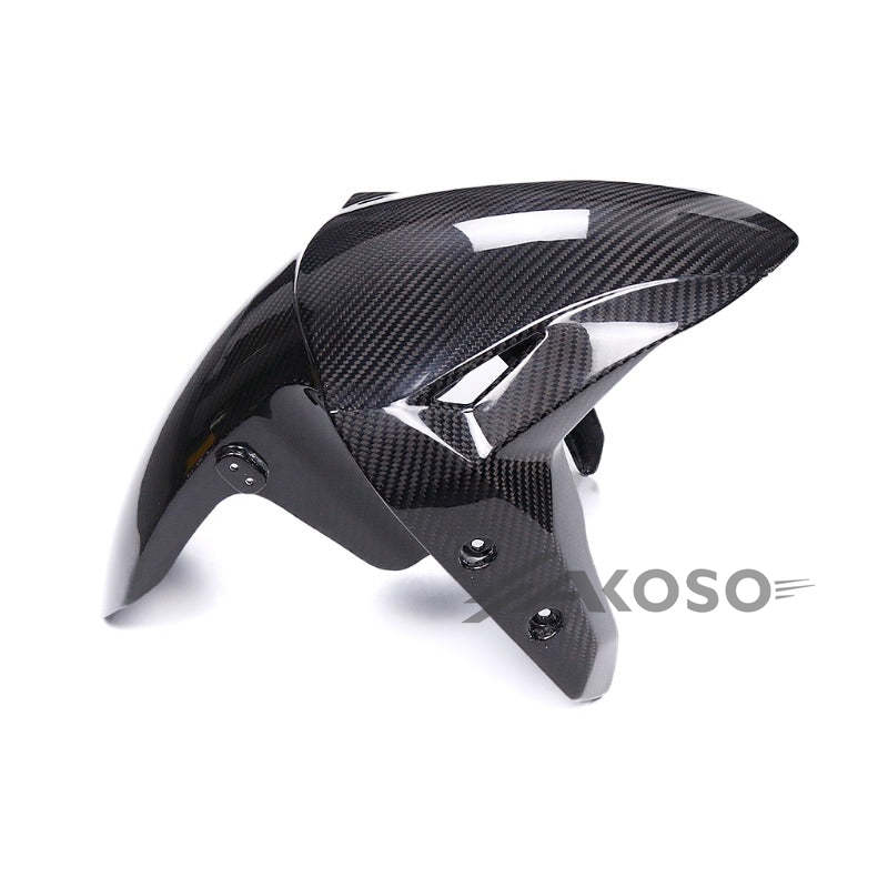 AKOSO 2020+ Kawasaki Ninja ZX-4R ZX-4RR ZX25R Carbon Fiber Motorcycle Front Fender Mudguard Tire Hugger