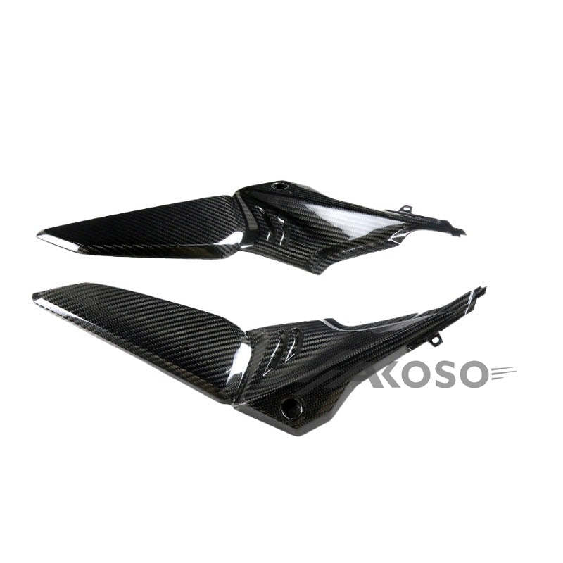 AKOSO 2014-2018 Honda CB650F CBR650F Carbon Fiber Motorcycle Fuel Tank Side Fairing Seat Side Panels