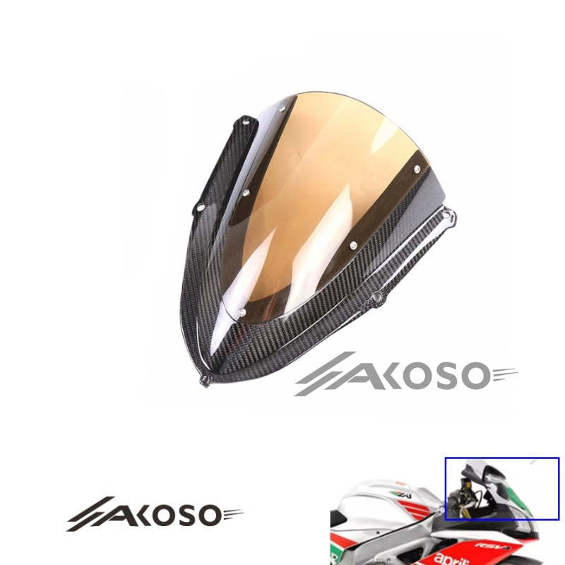 AKOSO 2021+ Aprilia RSV4 Carbon Fiber Windshield Panel Motorcycle Accessories