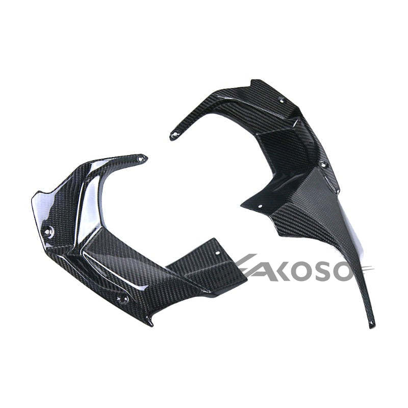 AKOSO 2015-2024 Kawasaki Ninja H2 H2R Carbon Fiber Fairing Motorcycle Dashpanel Cover Side Panels