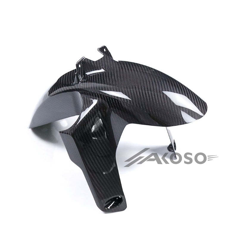 AKOSO 2023 2024 BMW R1300GS Dry Carbon Fiber Motorcycle Front Fender Hugger Mudguards