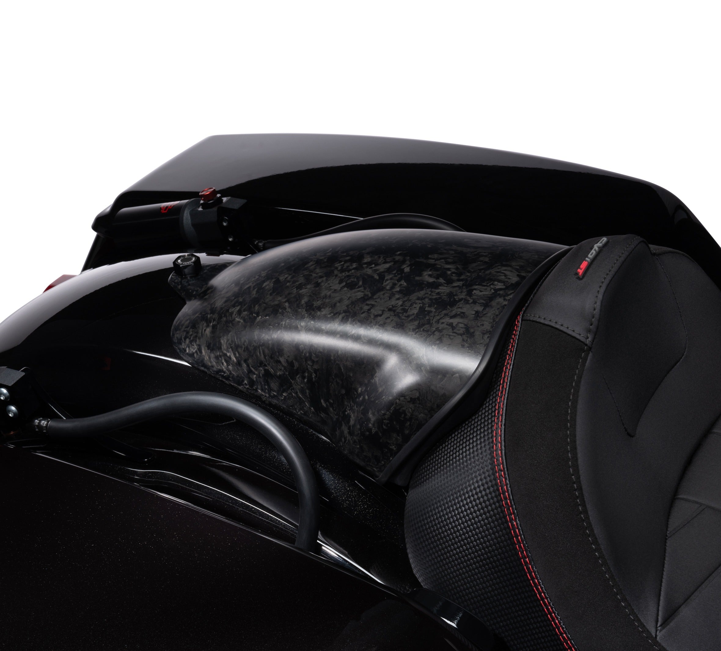 AKOSO Carbon Fiber Rear Seat Cowl Seat Delete Cover For 2024+ Harley Touring Street Glide / Road Glide