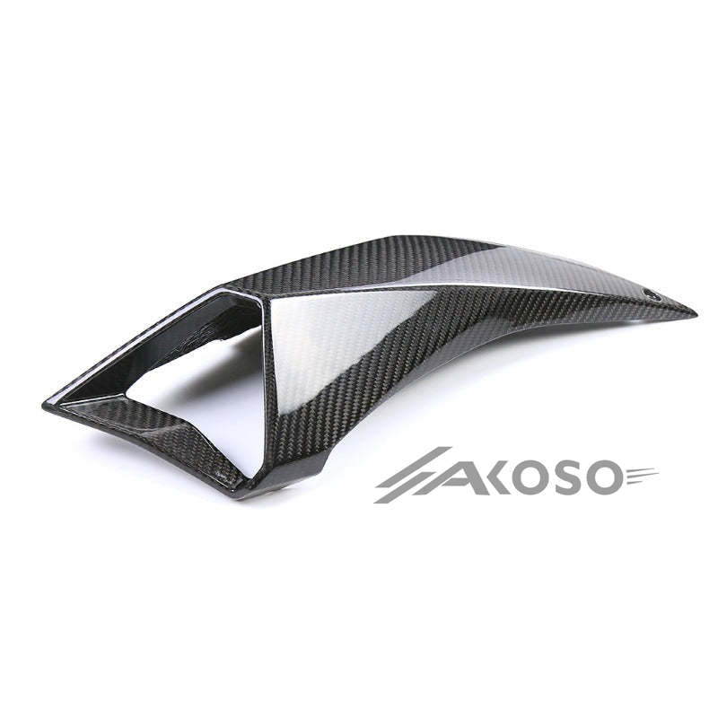 AKOSO Kawasaki Z H2 2021-2024 Carbon Fiber Motorcycle Air Intake Pipe Cover Guard Fairing