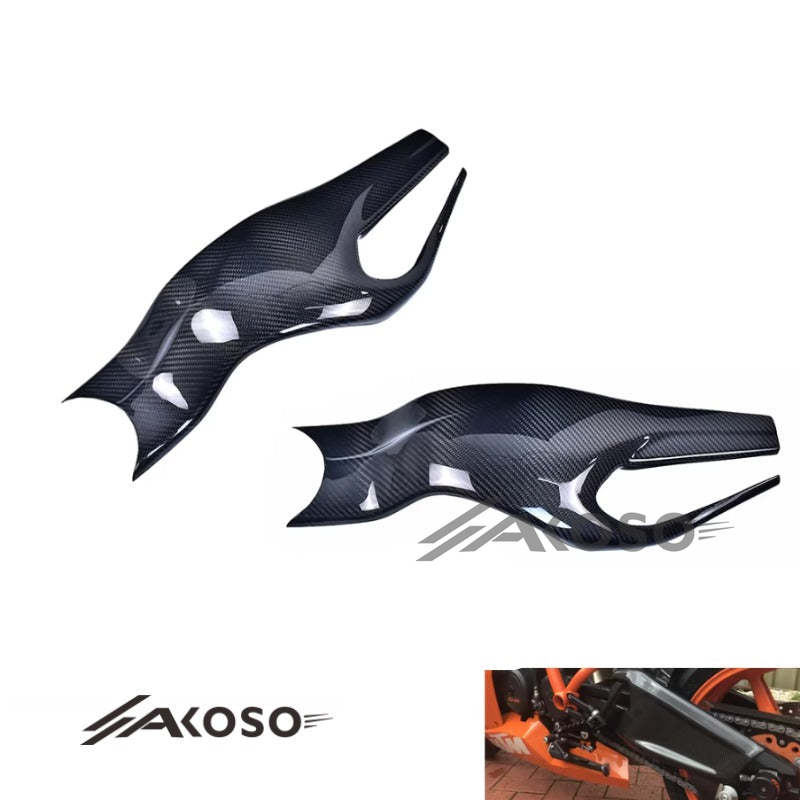 AKOSO 2014-2019 KTM 1290 Super Duke Carbon Fiber Fairings Motorcycle Accessories Swingarm Covers