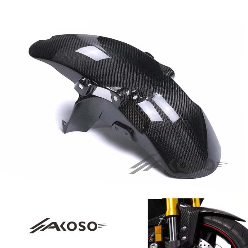 AKOSO 2016+ Yamaha XSR900 XSR 900 Carbon Fiber Front Fender Mudguard Hugger