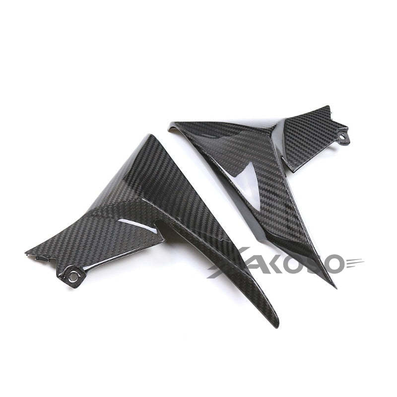 AKOSO Kawasaki Z900 2020-2024 Carbon Fiber Motorcycle Side Fairing Radiator Cover Panel