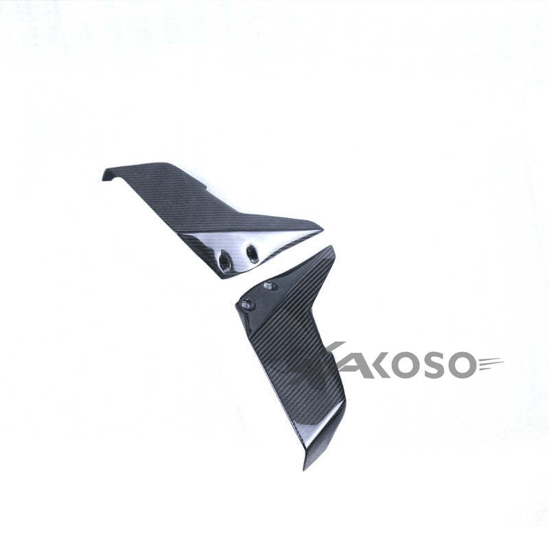 AKOSO 2015-2024 Kawasaki Ninja H2 H2R Carbon Fiber Winglets Air Deflector Wing Spoiler