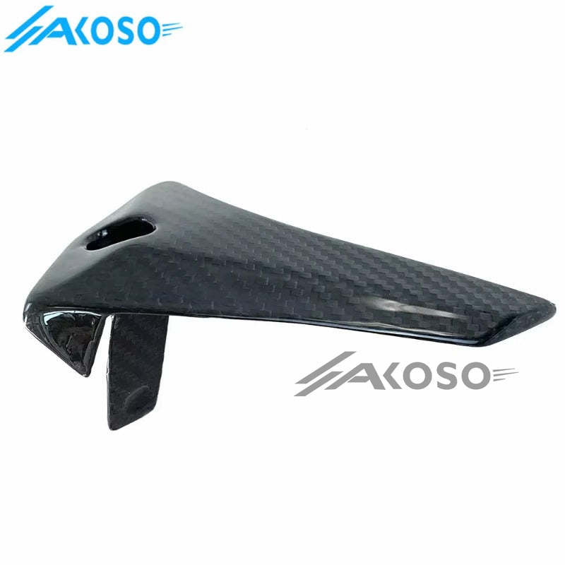 AKOSO 2015-2024 Kawasaki Ninja H2 H2R Carbon Fiber Motorcycle Chain Guard Sprocket Cover Protector