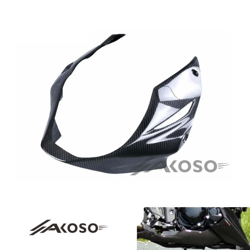 AKOSO 2014-2019 Kawasaki Z1000 Carbon Fiber Motorcycle Lower Bottom Oil Belly Pan Guard Fairings