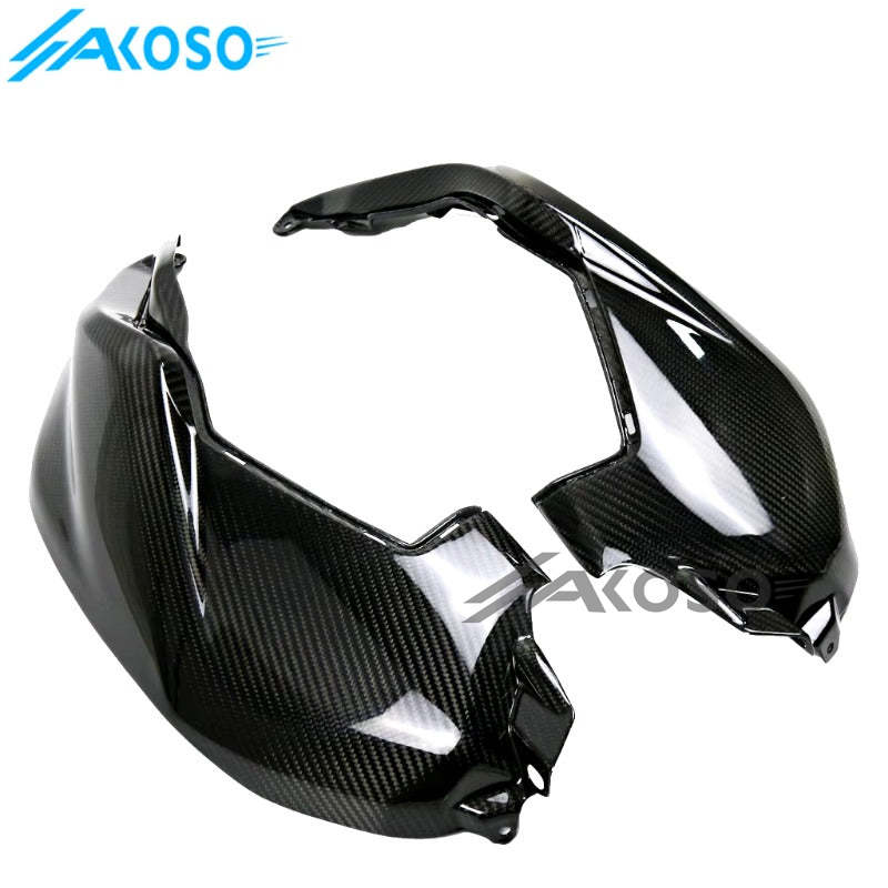 AKOSO 2018-2022 Yamaha MT07 FZ07 Carbon Fiber Fuel Gas Tank Side Panels Covers Fairing