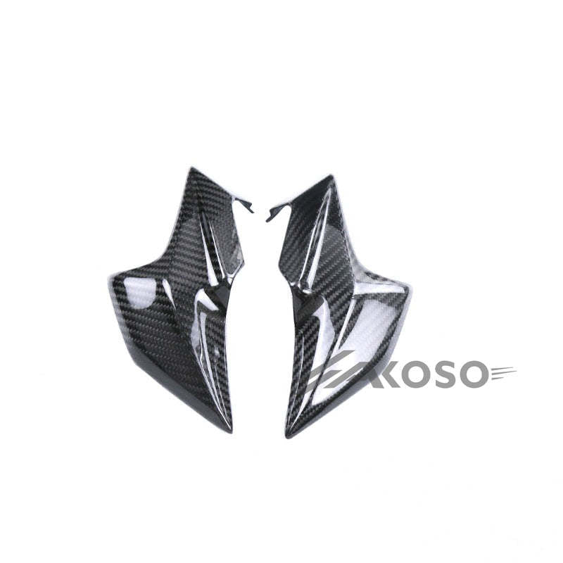 AKOSO 2020-2024 Kawasaki Z900 Carbon Fiber Motorcycle Front Side Nose Headlight Fairing Panel