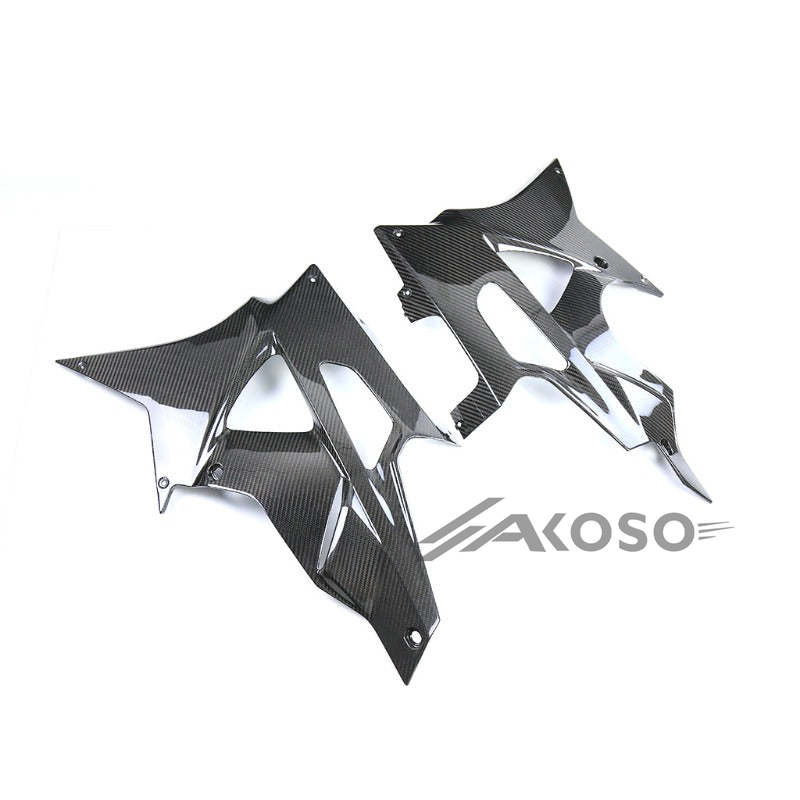 AKOSO 2009-2014 BMW S1000RR Carbon Fiber Motorcycle Belly Pan Lower Panel Cover Fairings