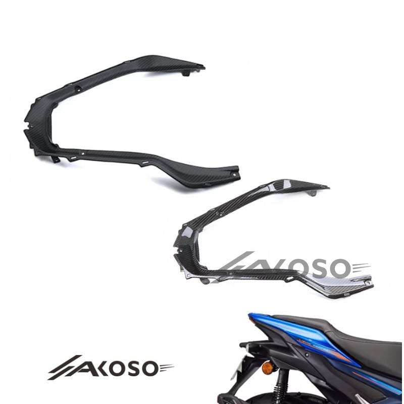 AKOSO 2016+ Yamaha NVX155 Carbon Fiber Rear Tail Seat Side Panel Fairings Cover