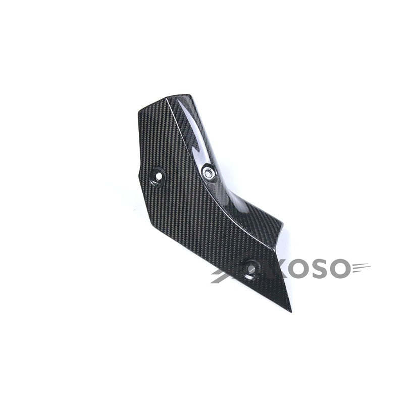 AKOSO 2015-2019 Yamaha R1 R1M Carbon Fiber Exhaust Pipe Cover Protector Heat Shield Fairing