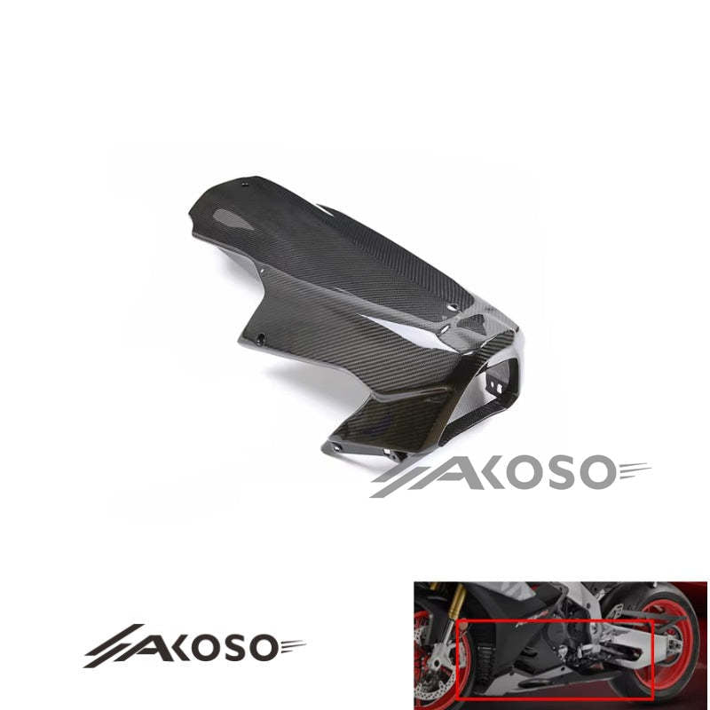 AKOSO 2020-2023 Aprilia RS660 Carbon Fiber Motorcycle Belly Pot Underbody Fairing