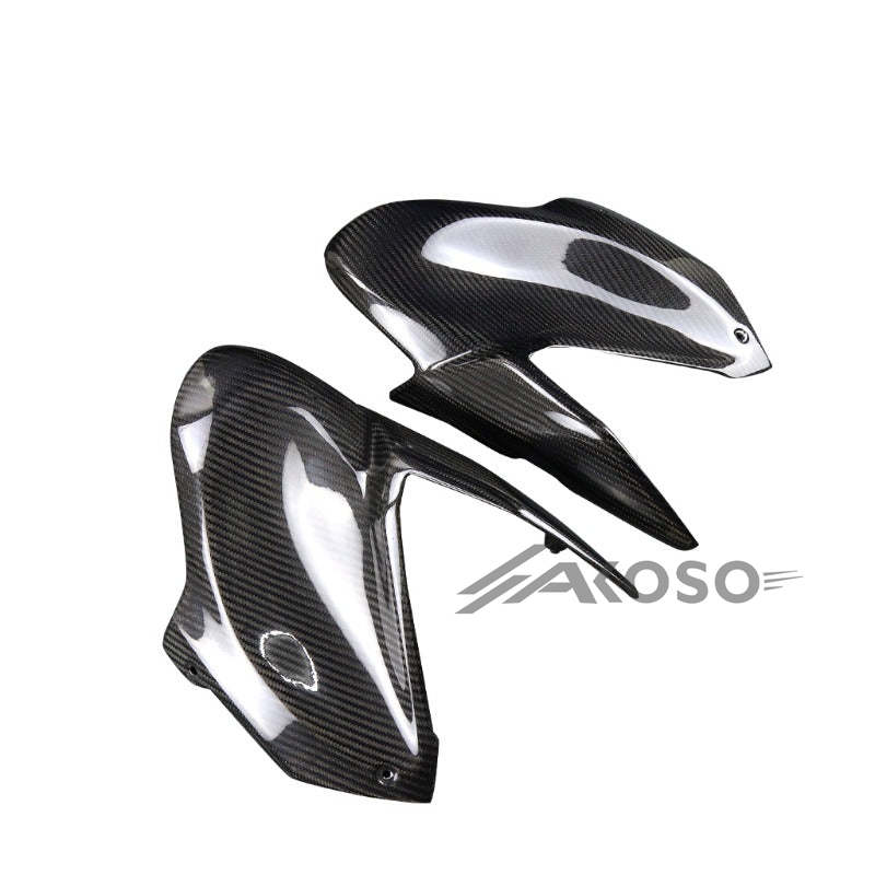 AKOSO 2017-2019 Kawasaki Z900 Carbon Fiber Motorcycle Fuel Tank Side Panel Fairing