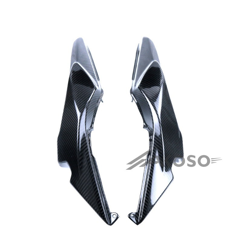 AKOSO 2014-2024 Kawasaki Ninja 650 Carbon Fiber Motorcycle Rear Seat Side Fairing Cowl Panel