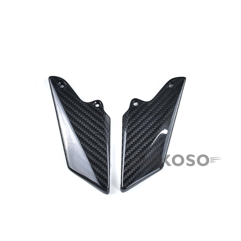 AKOSO 2021-2024 Honda CBR1000RR-R Carbon Fiber Motorcycle Rearset Heel Guard Plate Covers