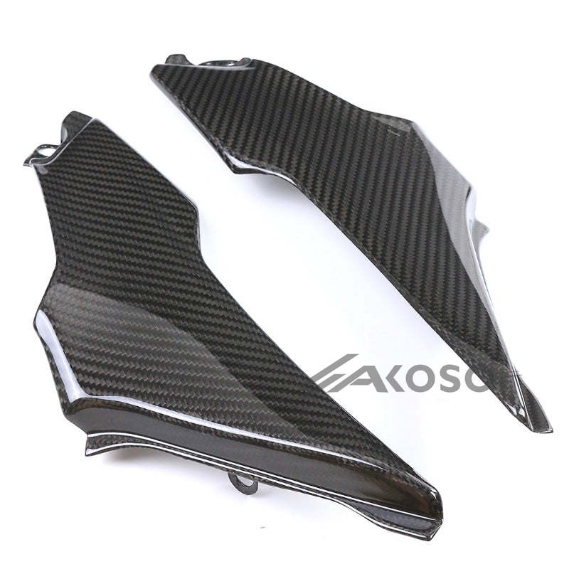 AKOSO 2017-2019 Kawasaki Z900 Carbon Fiber Motorcycle Seat Side Frame Cover Fairing Cowl Side Panel