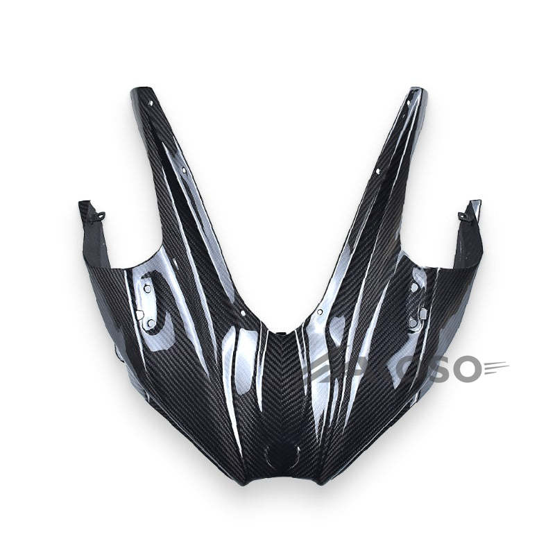 AKOSO 2015-2024 Kawasaki Ninja H2 H2R Carbon Fiber Motorcycle Front Headlight Fairing