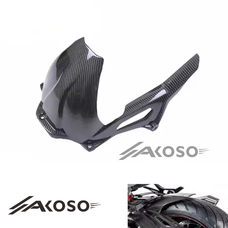 AKOSO 2020-2024 BMW S1000XR Carbon Fiber Rear Fender Hugger Mudguard Fairing