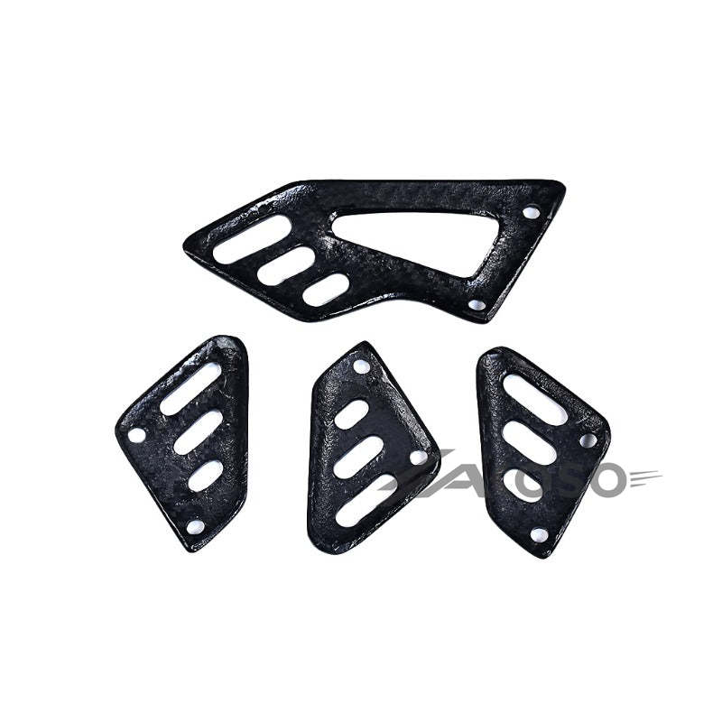 AKOSO Aprilia RSV4 Tuono V4 2021+ Carbon Fiber Heel Guard Plates Fairing