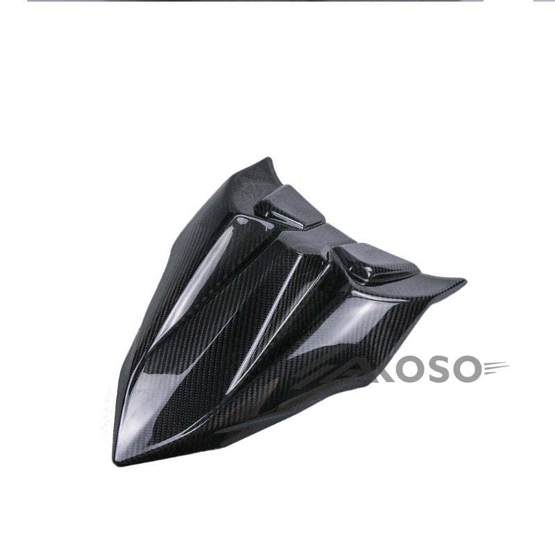 AKOSO 2014-2024 Kawasaki Ninja 650 Carbon Fiber Motorcycle Passenger Rear Seat Fairing Cover Cowl