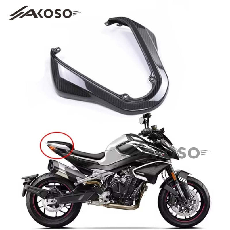 AKOSO CFMOTO 800NK 2023-2024 Carbon Fiber Motorcycle Rear Seat Cover Cowl Fairing