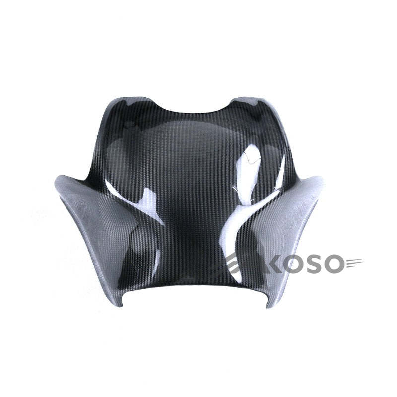 AKOSO 2015-2024 Kawasaki Ninja H2 H2R Carbon Fiber Motorcycle Fuel Tank Cover Fairing