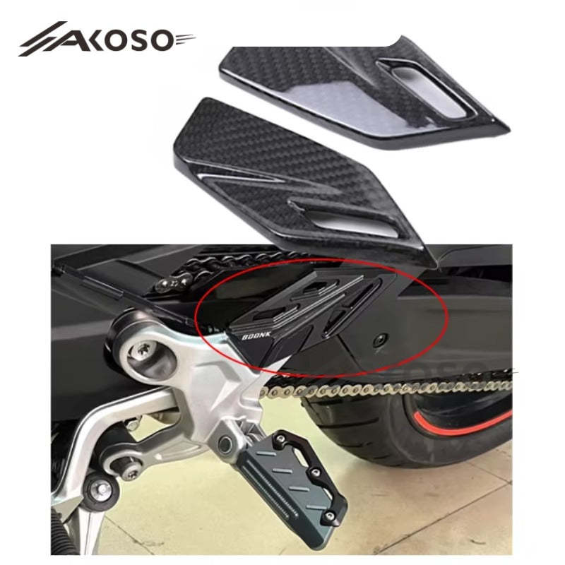 AKOSO 2023-2024 CFMOTO 800NK Full Carbon Fiber Body Accessories Motorcycle Heel Pedal