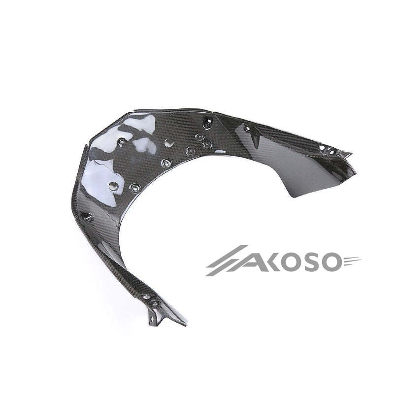 AKOSO 2021-2024 Kawasaki Ninja ZX10R ZX-10R Carbon Fiber Motorcycle Front Inner Lower Beak Cover Fairing