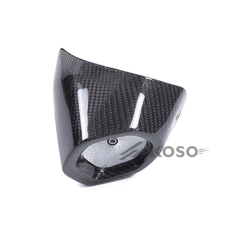 AKOSO 2023 2024 BMW R1300GS Dry Carbon Fiber Rear Silencer Exhaust Pipe Protector Cover