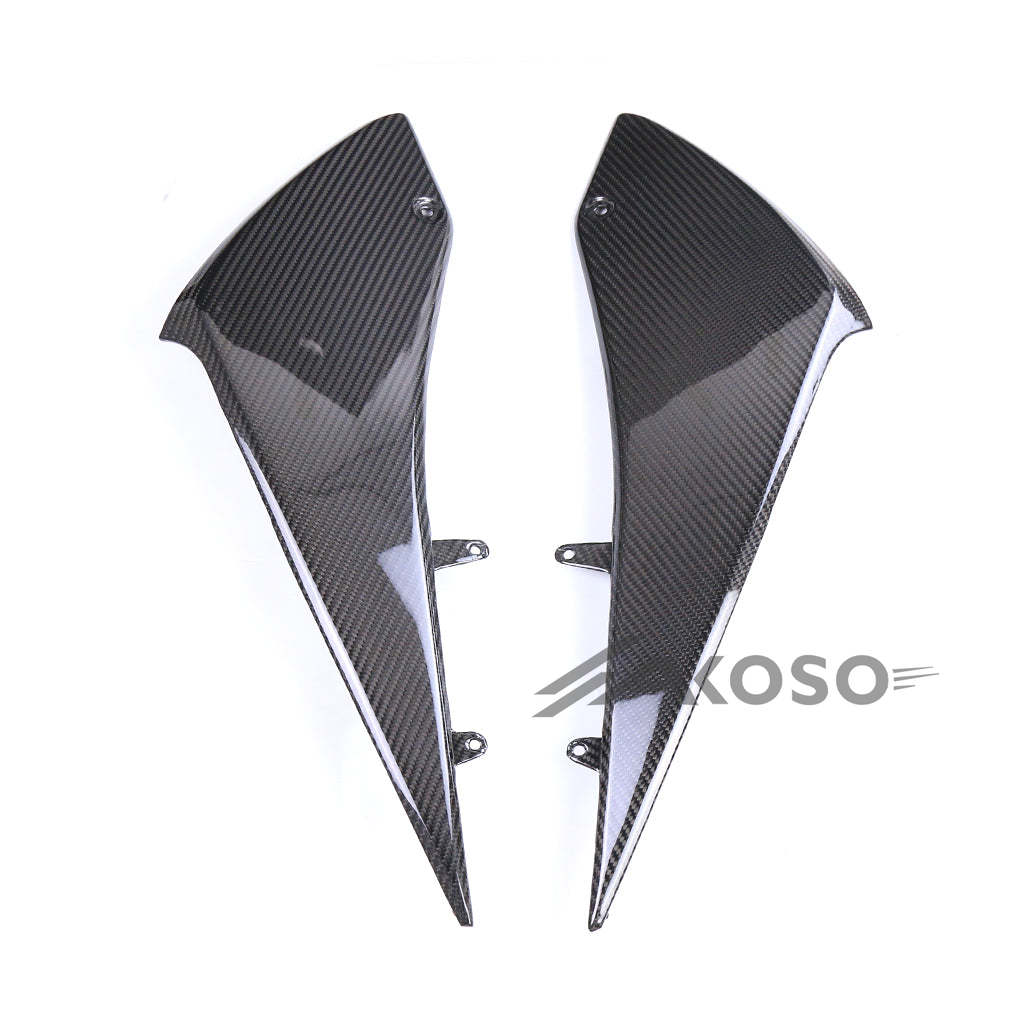 AKOSO 2017-2024 Yamaha Tmax 560 Carbon Fiber Belly Pan Under Tray Cover Cowl Side Lower Fairing