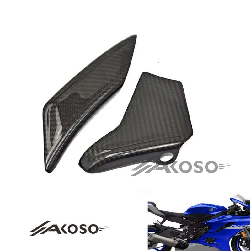 AKOSO 2017-2024 Yamaha R6 Carbon Fiber Frame Side Panel Side Fairings Covers