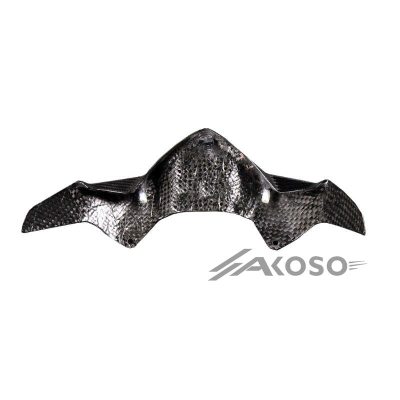 AKOSO 2017-2019 Kawasaki Z900 Carbon Fiber Motorcycle Front Beak Nose Cone Extension Fairing