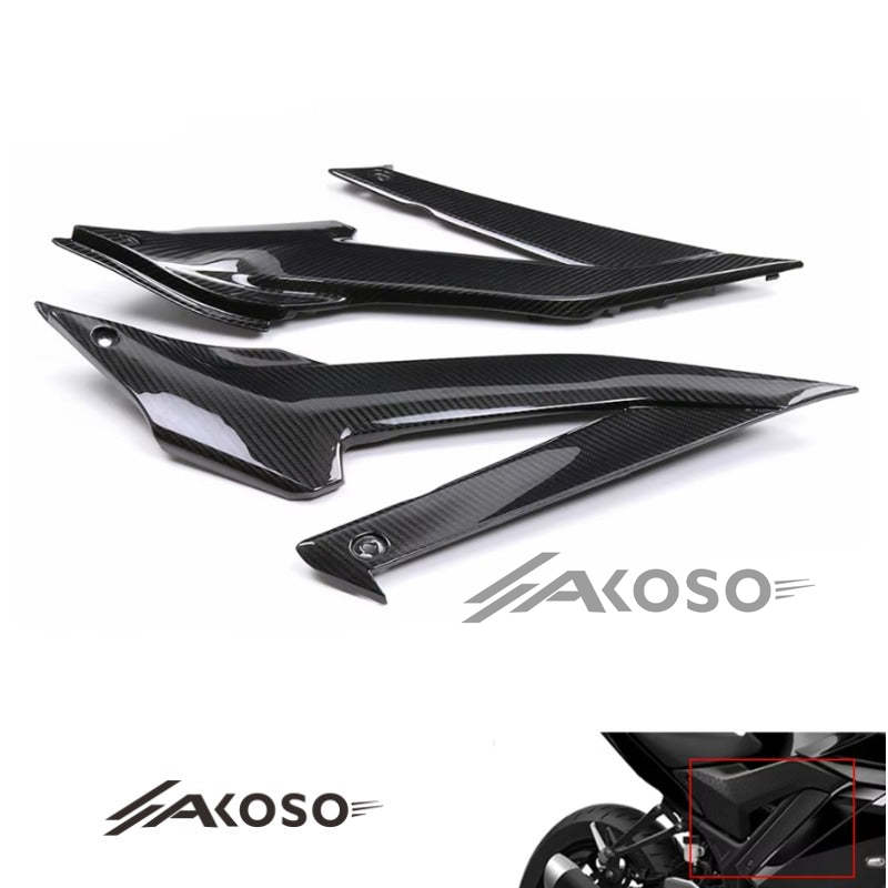 AKOSO 2022-2024 Yamaha R3 Carbon Fiber Rear Seat Side Panel Tank Side Fairing